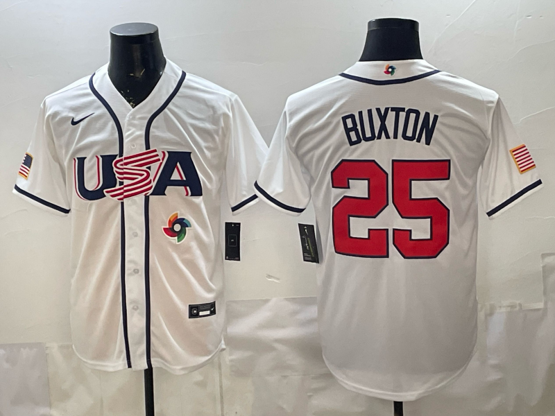 Men 2026 World cup white MLB Nike jersey 0087